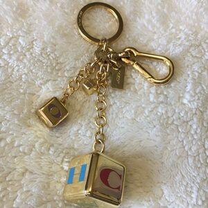 Coach baby blocks Keychain